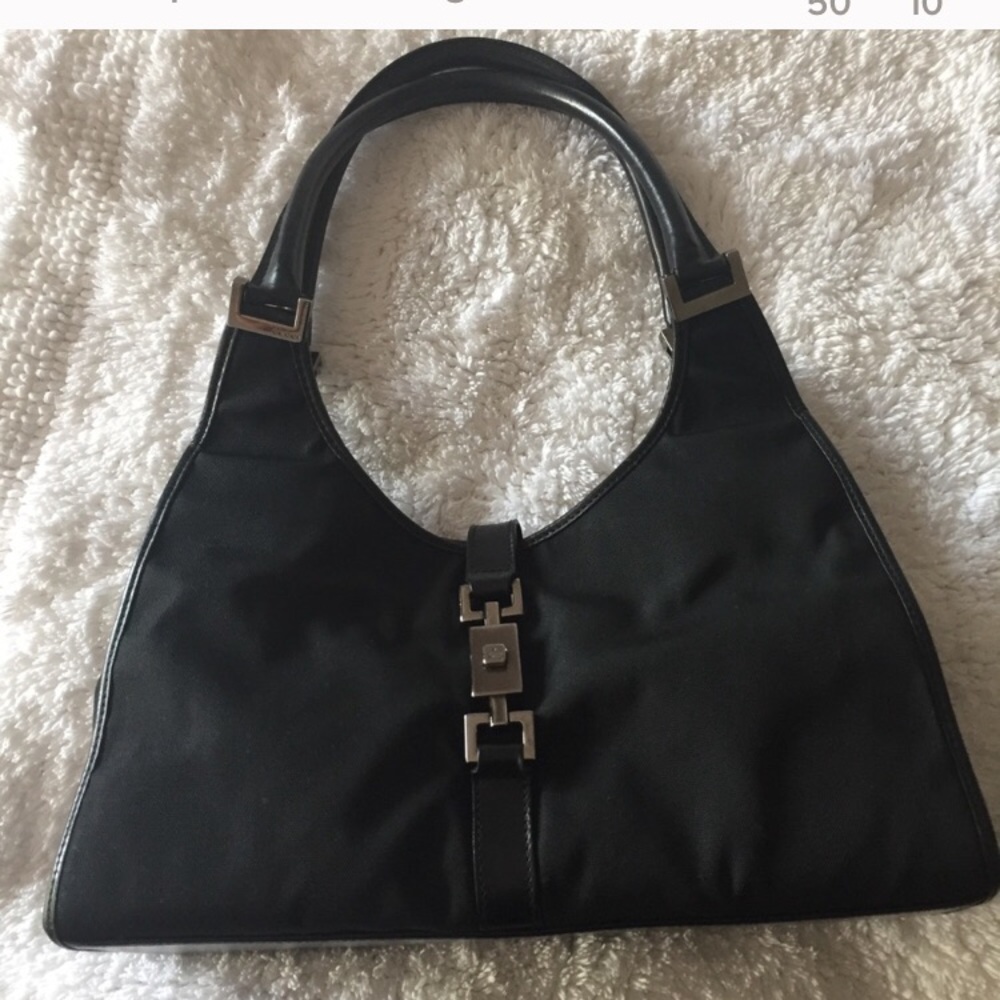 Gucci Jackie Bardot Black  handbag